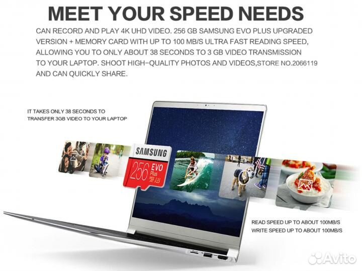 Samsung Micro SD TF 32GB Карта памяти