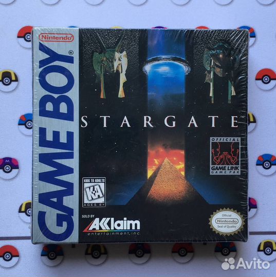 Stargate Game Boy Новый Редкий Картридж Винтаж