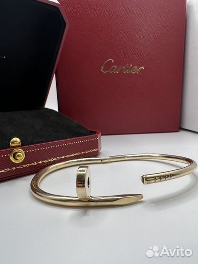 Браслет Cartier гвоздь золото Картье Juste un Clou