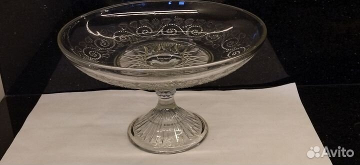 Большая ваза для фруктов до 1917 года. зомбковице