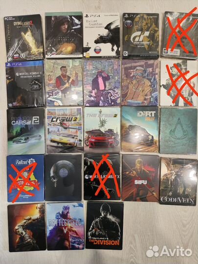 Steelbook, стилбуки ps4