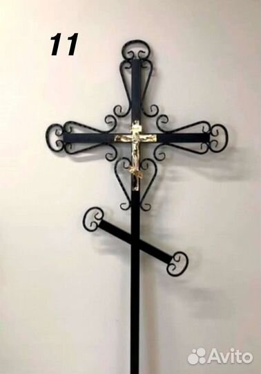 Крест металлический на могилу