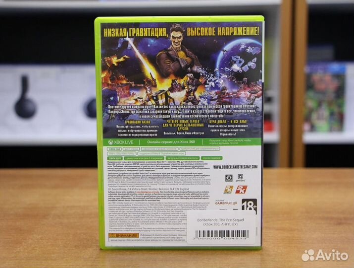 Borderlands: The Pre-Sequel (Xbox 360, англ, бу)