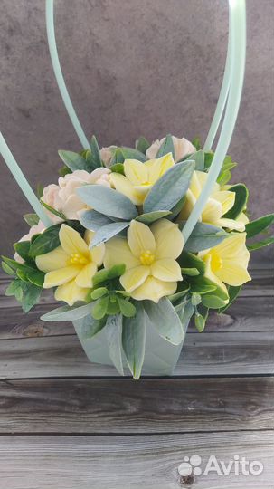 Букет цветов из мыла