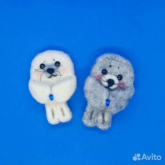 Нерпочки с льдинками. Сувениры с Байкала