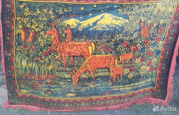 Плюшевый ковер СССР