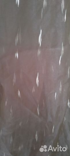 Шторы тюль бу 6 метров, высота 3 метра