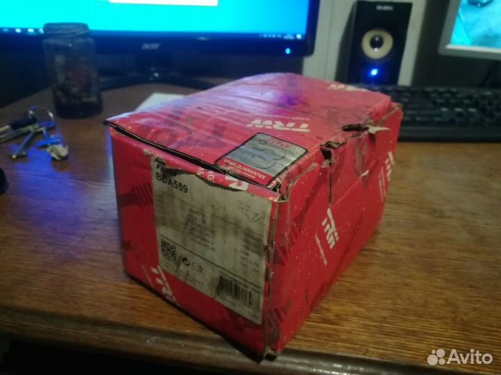 Задн. скоба суппорта с направ. audi a4