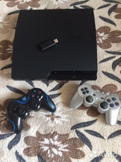 Игровая приставка ps3 2 геймпад 34 игр
