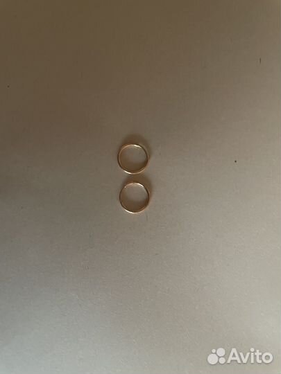 Золотые серьги