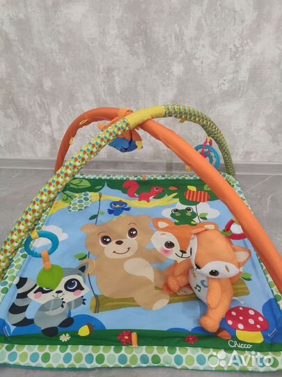 Игровой развивающий коврик chicco Волшебный лес 0+