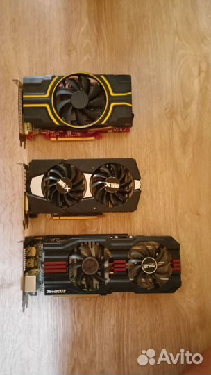 Видеокарта hd7850 3шт. Не рабочие
