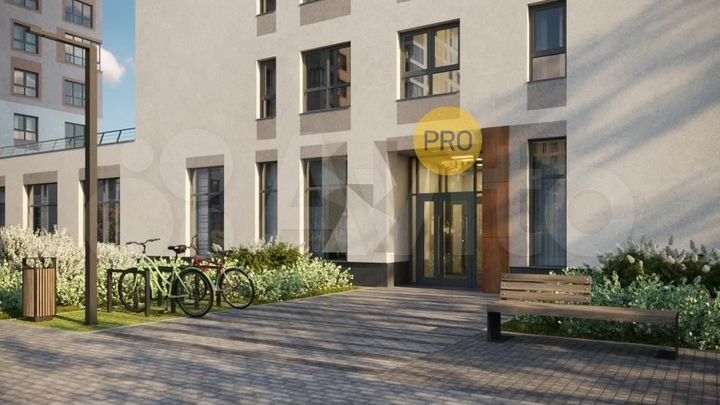 2-к. квартира, 65,4 м², 7/18 эт.