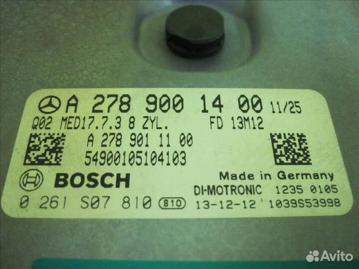 Блок управления двс Mercedes W/X166 Мерседес в166