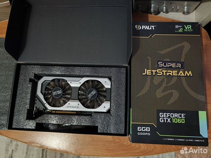 Видеокарта Palit GeForce GTX 1060 6gb S jetstream