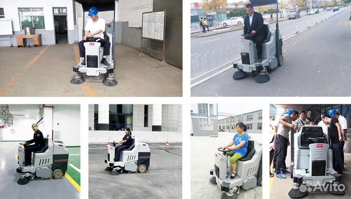 Подметальная машина с местом оператора Bennett