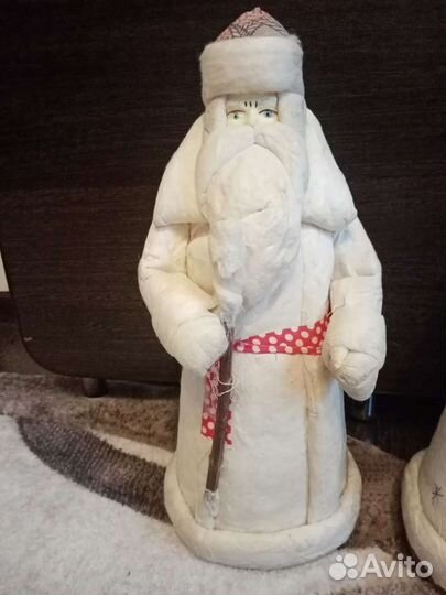Ватные дед Мороз и Снегурочка СССР