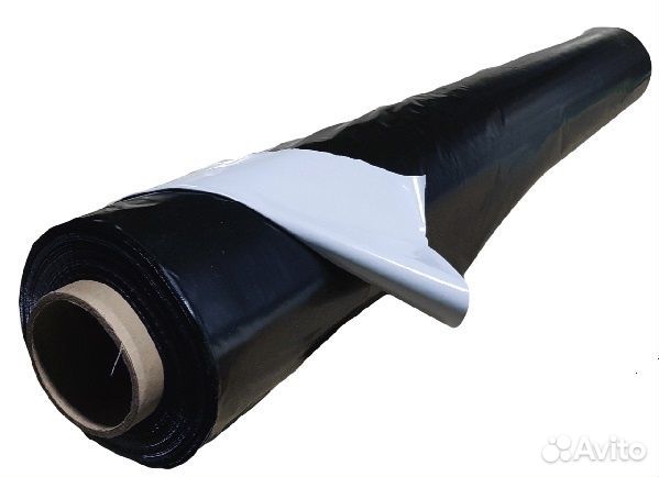 Пленка мульчирующая ч/белая 1.2м, в рулоне 200м