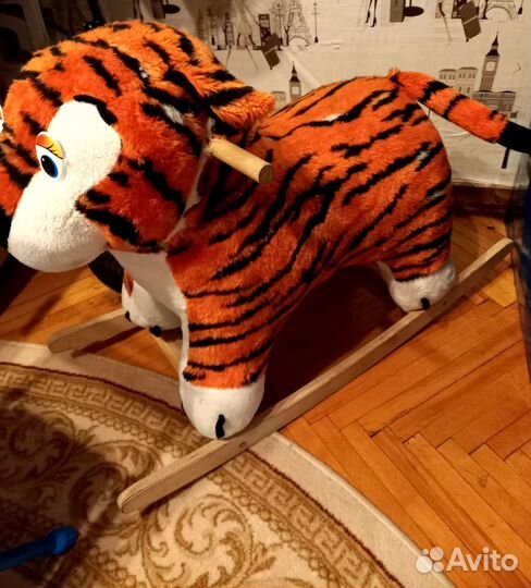 Каталка мягкая тигр