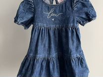 Джинсовое платье для девочки 98