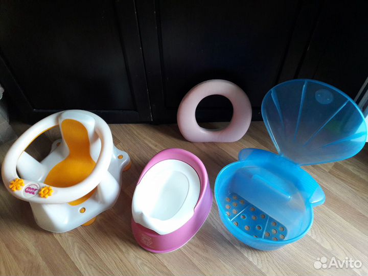 Сиденье для ванны ok baby горшок корзина