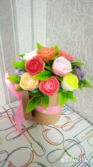 Букет цветов из мыла