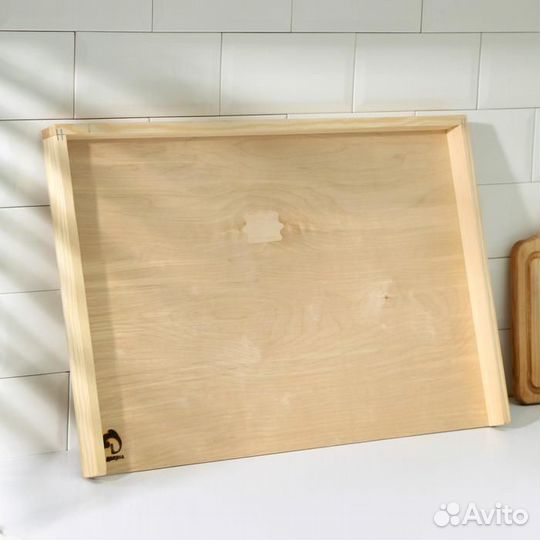 Доска для пельменей и пирогов с бортиком Доляна «Х