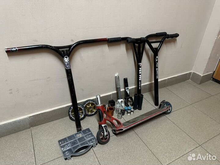 Трюковой самокат и запчасти