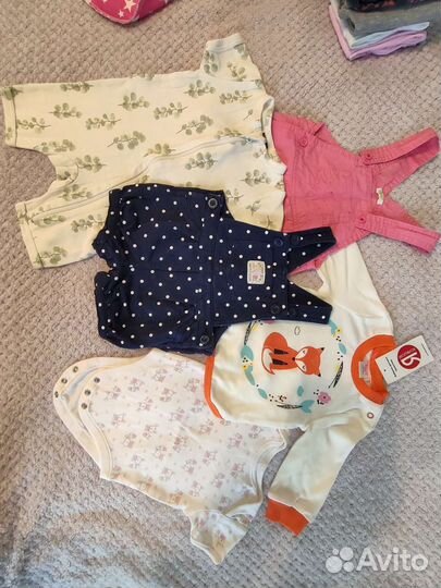 Вещи пакетом для девочки до года
