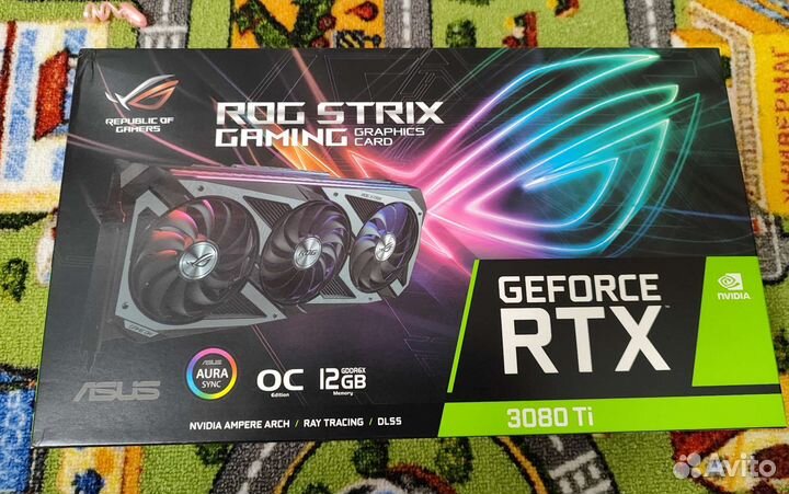 Видеокарта asus rog strix 3080ti