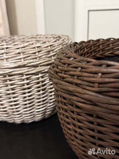 Кашпо из ротанга ручной работы новые