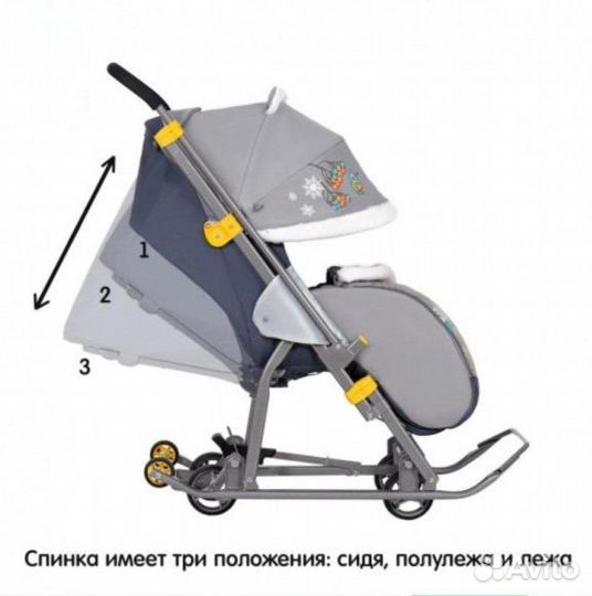 Продам сани детские