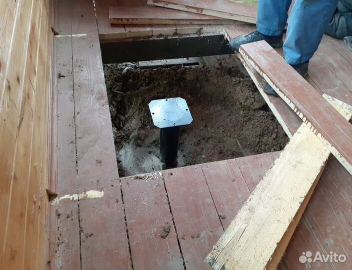 Свайно винтовой фундамент