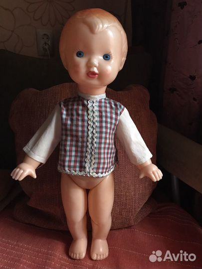 Кукла, пупс большой СССР. Ретро. 54 см