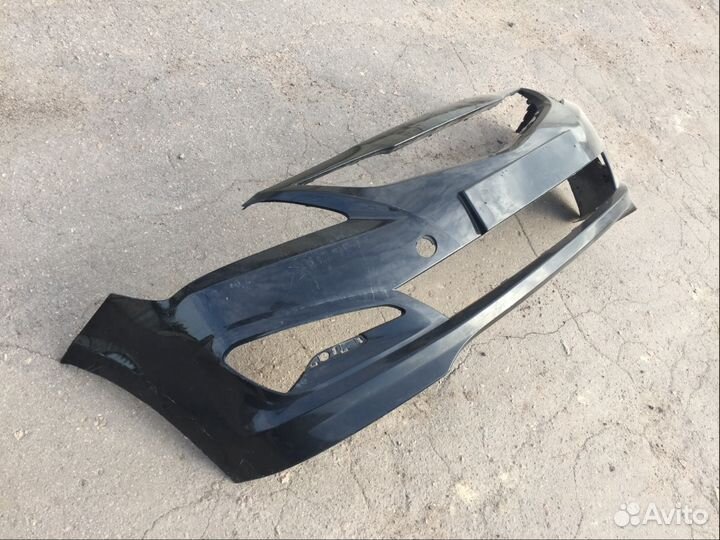 Бампер передний чёрный Hyundai Solaris 2015