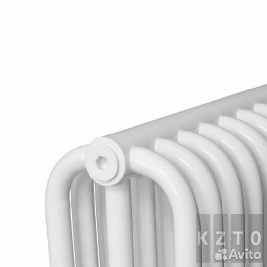 Радиатор трёхтрубный kzto рск 3-900-6, подкл. боковое 1/2