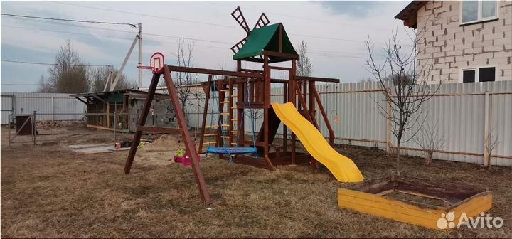 Детская площадка с гарантией 12 месяцев