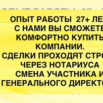 Купить ООО, Продам ООО на осно, УСН, с историей