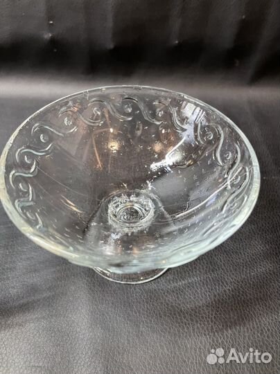 Вазы креманки СССР стекло