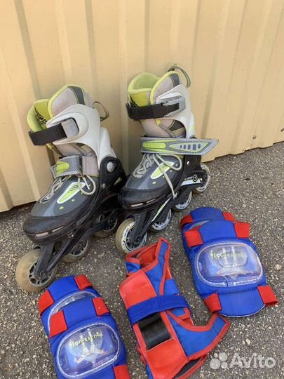 Роликовые коньки детские раздвижные