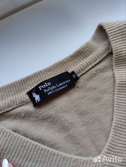 Кашемир пуловер/джемпер Ralph Lauren оригинал