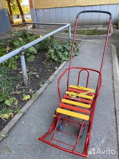 Санки с колесами