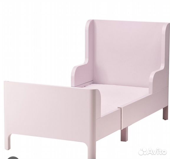 Раздвижная кровать IKEA Бусунге розовая