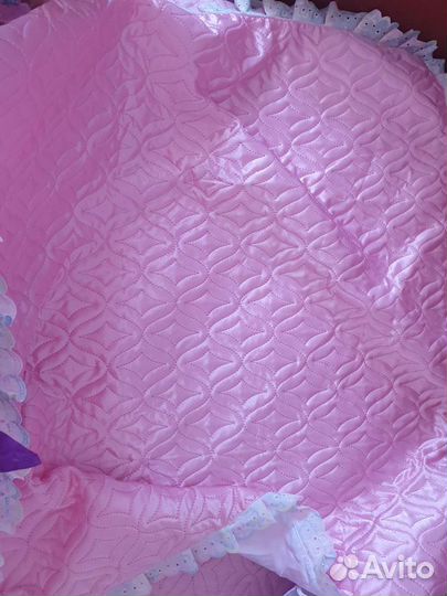 Конверт на выписку для девочки летний