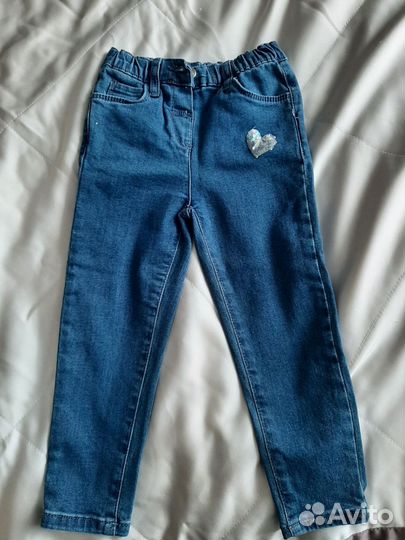 Джинсы для девочки 98