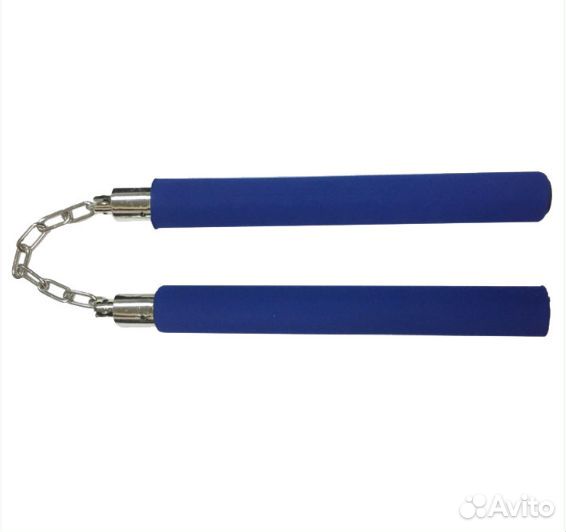 Палки тренировочные неопренновые синие