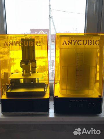 Фотополимерный 3d принтер Anycubic M3Plus и мойка