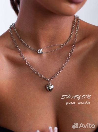 Колье ожерелье цепь