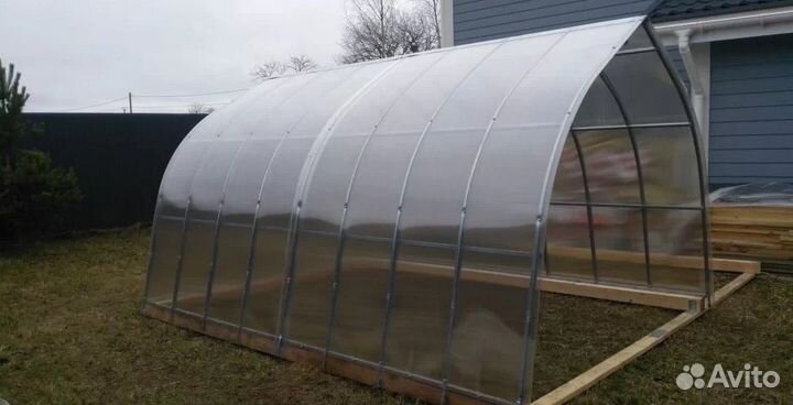 Теплица Горка с поликарбонатом 4мм
