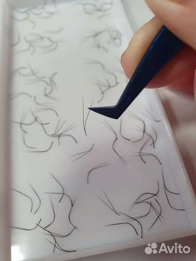 Готовые пучки для наращивания ресниц